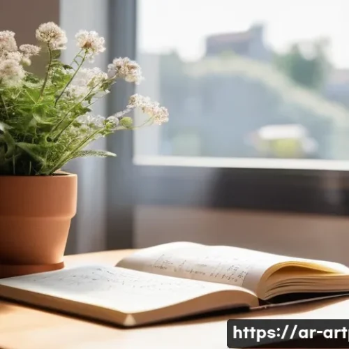 Home 30 미술문화기획사의 커리어 목표 설정법 - **Prompt:** A serene and thoughtful person, gender-neutral, with a gentle smile, sits at a minimalis...